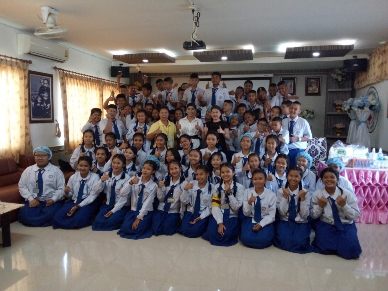 งานส่งเสริมสุขภาพ กองสาธารณสุขและสิ่งแวดล้อม เทศบาลตำบลนาจอมเทียนจัดอบรมการส่งเสริมสุขภาพ