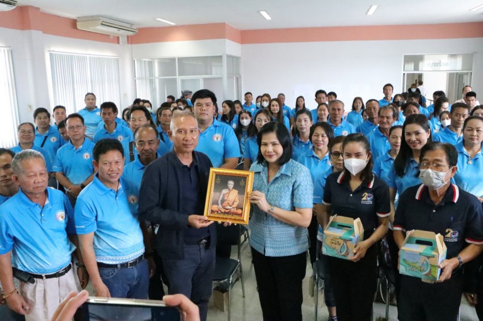 ต้อนรับคณะศึกษาดูงาน เทศบาลตำบลกุดน้ำใส อำเภอน้ำพอง จังหวัดขอนแก่น