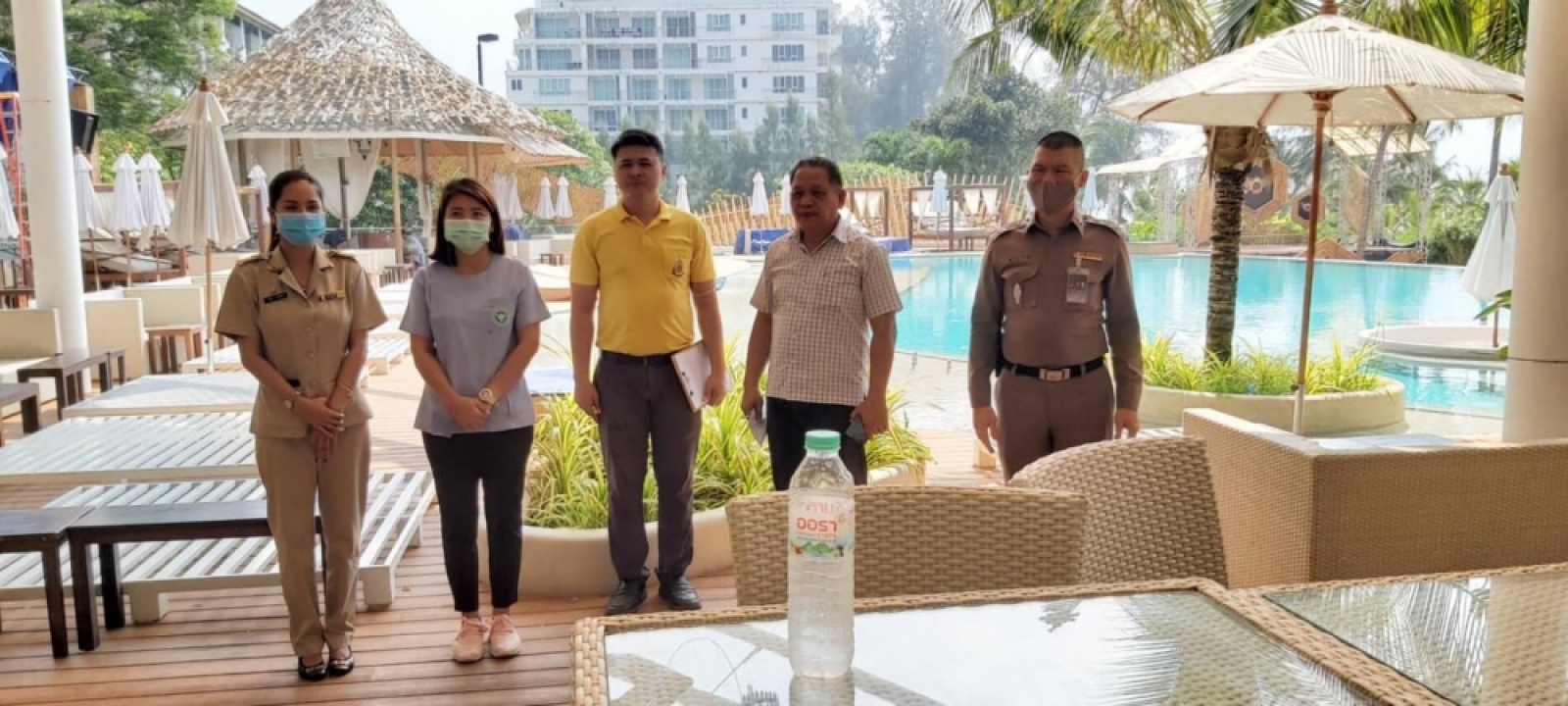 ออกตรวจสอบสถานที่การจัดงานรื่นเริง การแสดงดนตรีประจำปี “Beat on the Beach” 