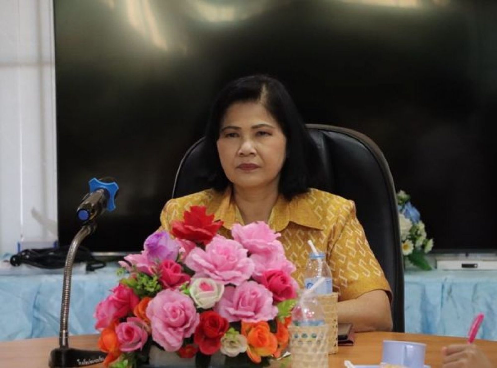 การประชุมคณะกรรมการศึกษาสถานศึกษาขั้นพื้นฐานโรงเรียน วัดนาจอมเทียน
