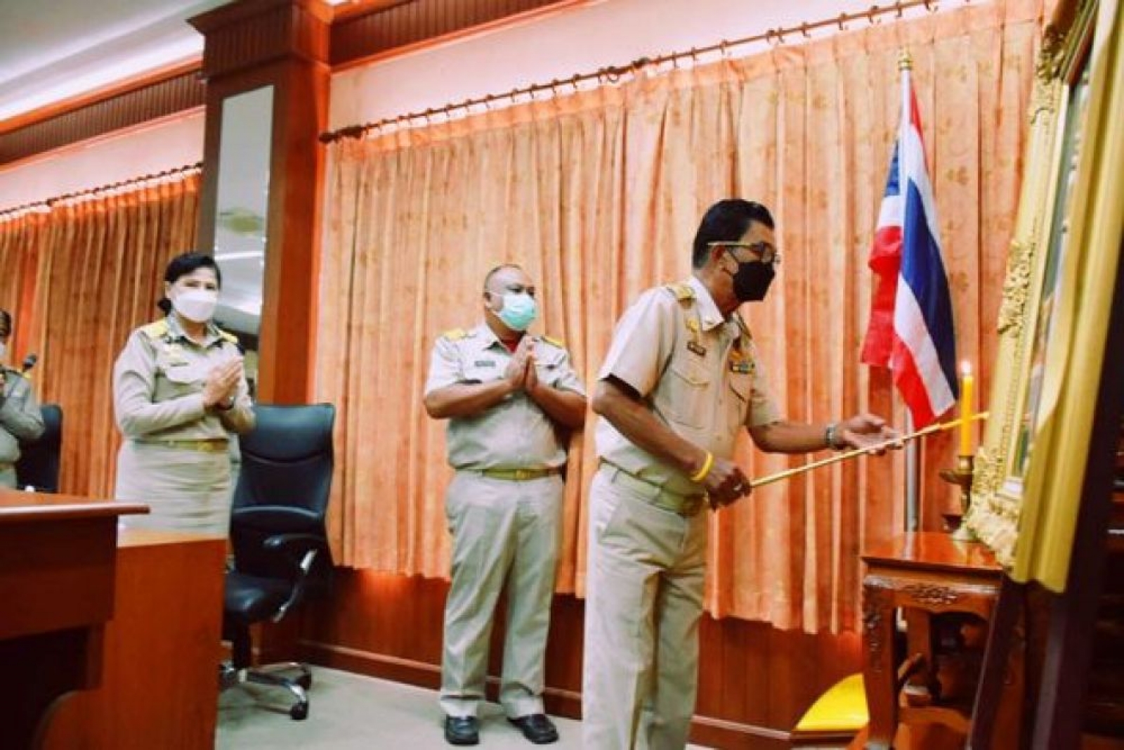 การประชุมสภาเทศบาลตำบลนาจอมเทียน สมัย สามัญ สมัยที่ 4 ครั้งที่ 1/2565