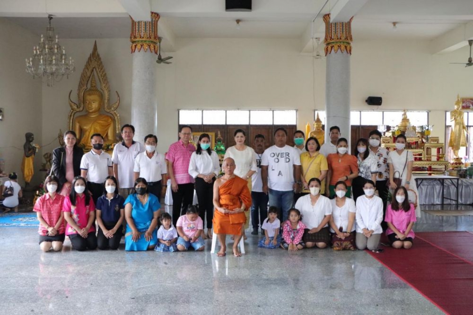 กิจกรรม “นายกฯ พาเข้าวัดฟังธรรม เสริมสร้างคุณภาพชีวิตยั่งยืน” ณ วัดนาจอมเทียน หมู่ 1 ตำบลนาจอมเทียน อำเภอสัตหีบ จังหวัดชลบุรี 