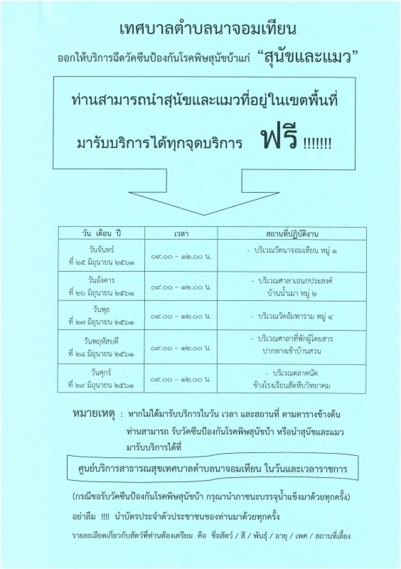 โครงการป้องกันและควบคุมโรคพิษสุนัขบ้า