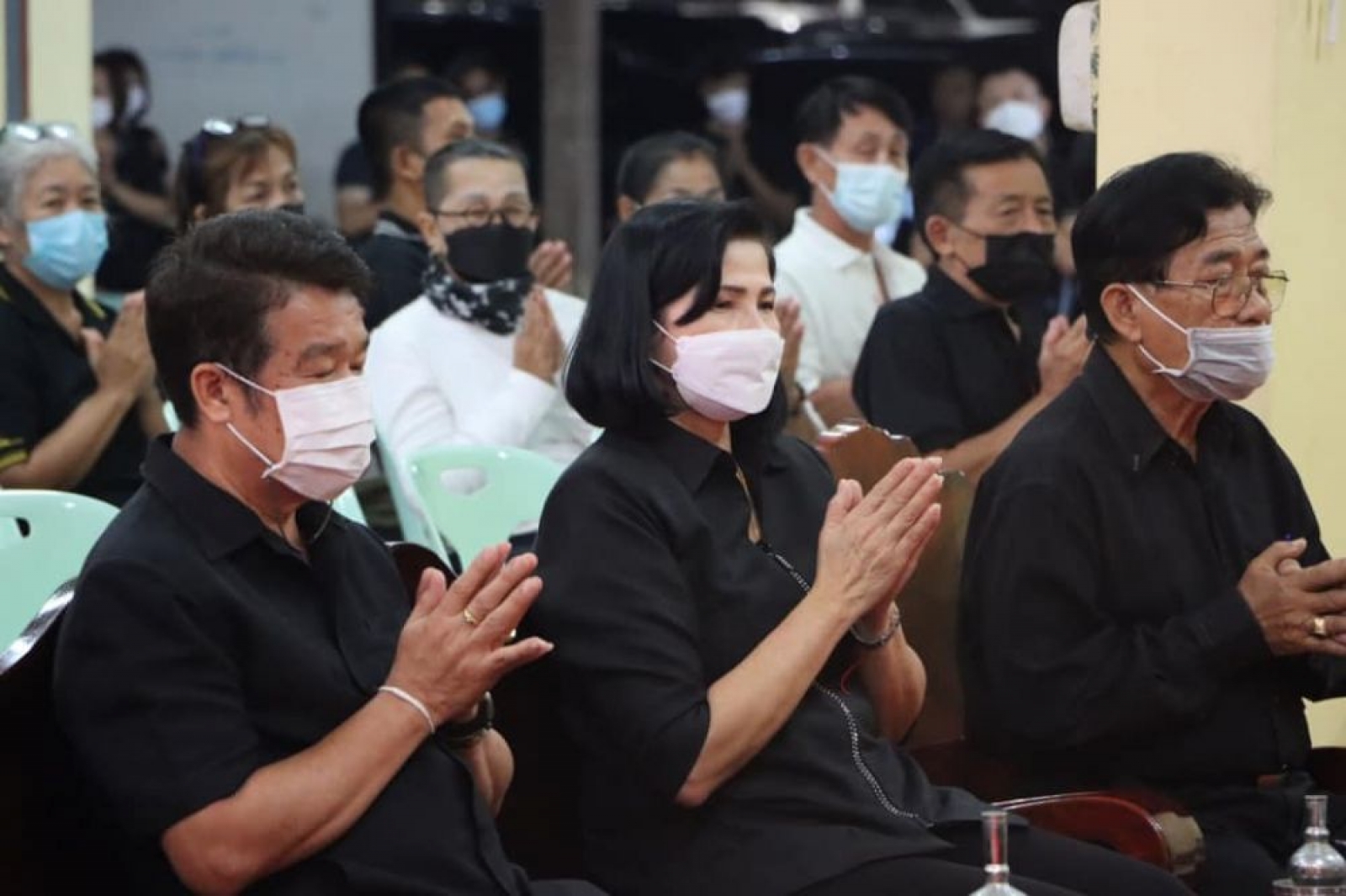 สวดพระอภิธรรมศพ “คุณพ่อสายัณ เรืองพักดี ” 