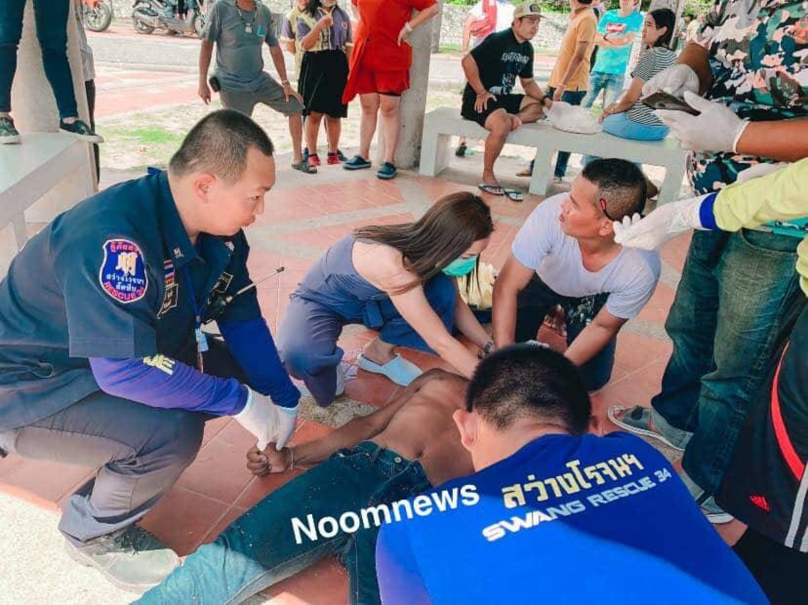 เทศบาลตำบลนาจอมเทียนได้ให้การช่วยเหลือ