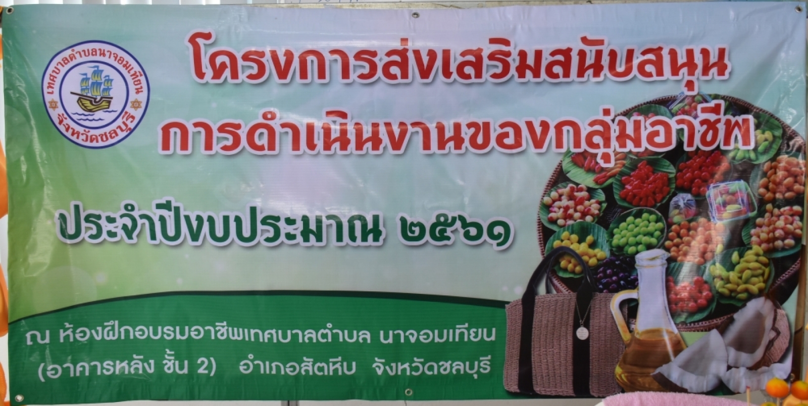 โครงการส่งเสริมสนับสนุนการดำเนินงานของกลุ่มอาชีพ (การทำลูกชุบ).