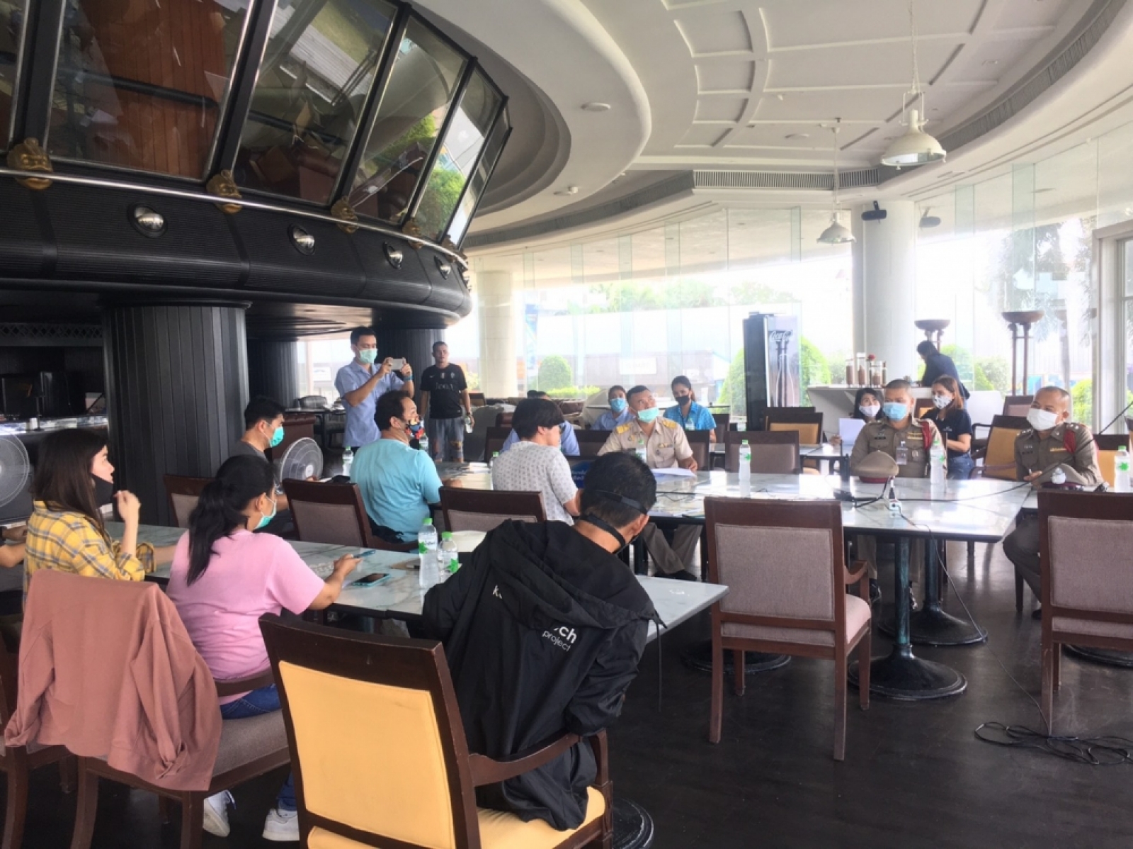 ลงพื้นที่ตรวจสถานที่จัดงานรื่นเริง ณ โรงแรมอาณาอนันท์ รีสอร์ท และโรงแรมโอเชี่ยนมารีน่า 