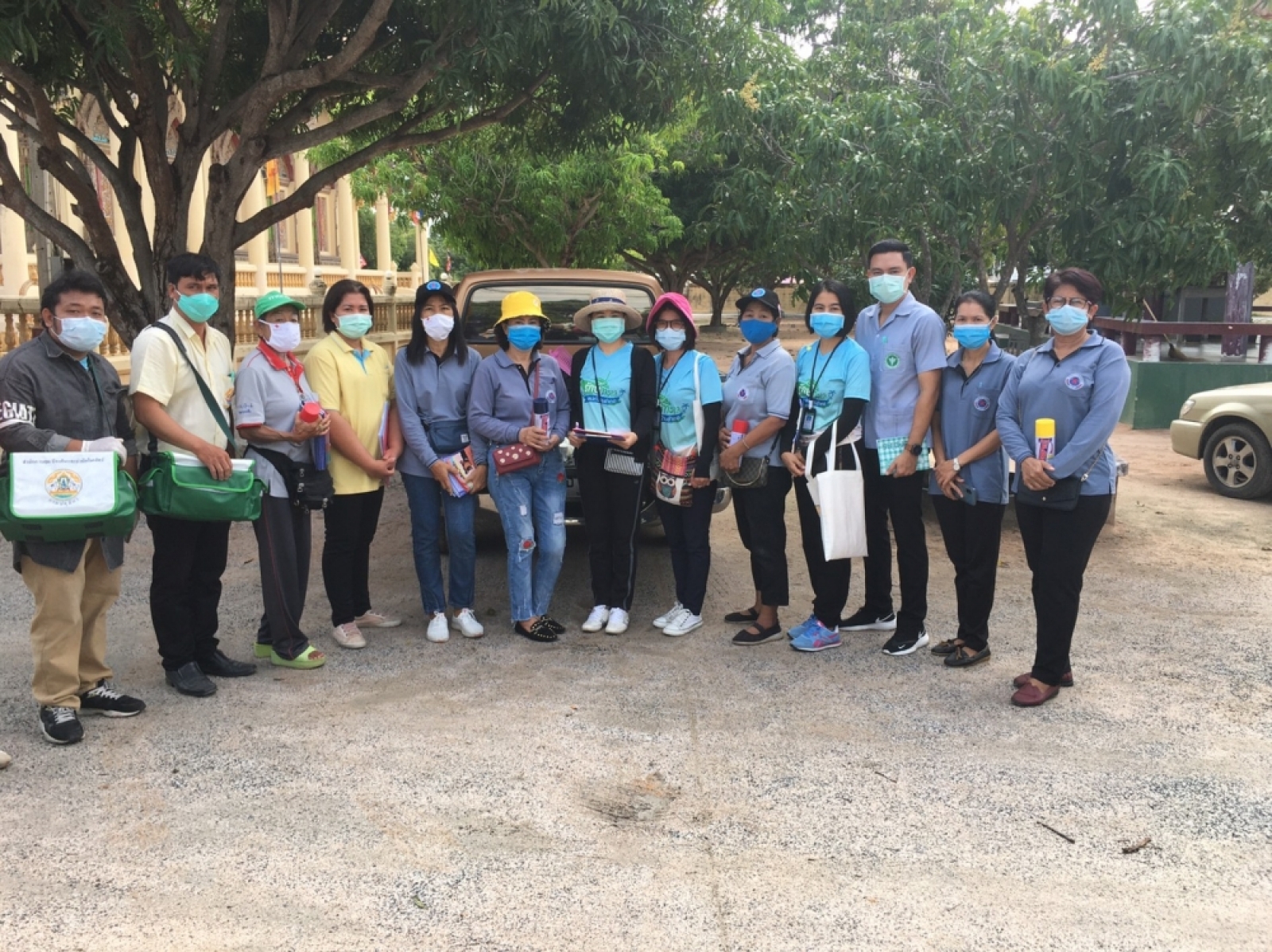 ลงพื้นที่สอบสวนโรคและฉีดวัคซีนป้องกันโรคพิษสุนัขบ้า