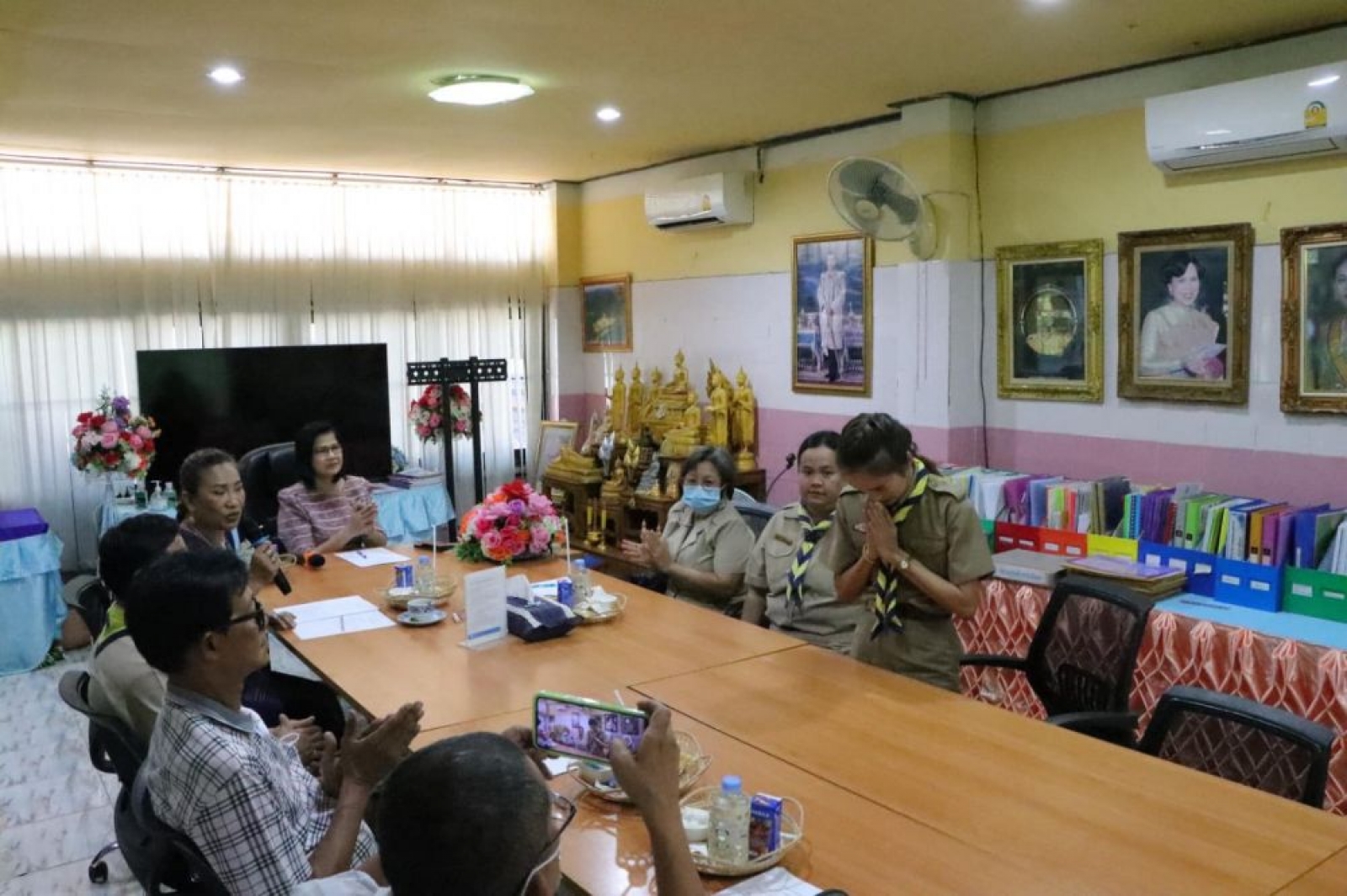 ประชุมคณะกรรมการสถานศึกษาขั้นพื้นฐาน วันพฤหัสบดีที่ 6 กรกฎาคม 2566 เวลา 13.00 น.ฯ
