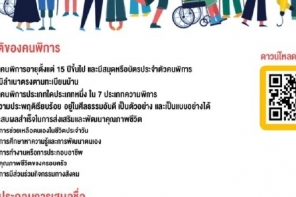 เปิดรับสมัครคนพิการต้นแบบ ประจำปี 2563 ตั้งแต่วันที่ 1 กรกฏาคม ถึง 31 สิงหาคม 2563