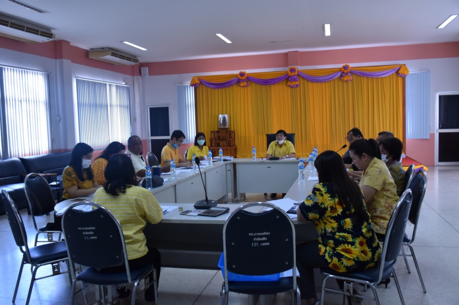 วันที่ 16 กรกฎาคม 2563 เทศบาลตำบลนาจอมเทียนจัดการประชุมคณะกรรมการสนับสนุนแผนพัฒนาท้องถิ่น ณ ห้องประชุมชั้น 4 สำนักงานเทศบาลตำบลนาจอมเทียน